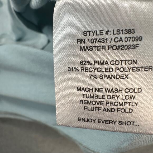 Linksoul Short Sleeve Golf Polo Men's XXL Canebrake Club Logo Blue New - Picture 9 of 10